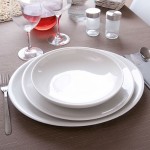 Plat ovale porcelaine blanche - D 34 cm - Siviglia