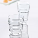 Verres à eau empilables Rocky Stack 28 cl x 6