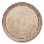 Lot de 6 assiettes à pizza décor Effet Bois -D 31 cm