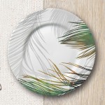 Lot de 6 assiettes plates Silky - D 26 cm