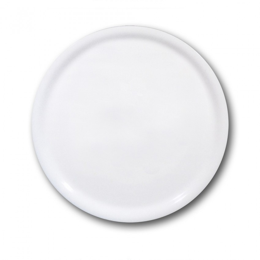 Lot de 6 assiettes à pizza porcelaine blanche - D 31 cm - Napoli