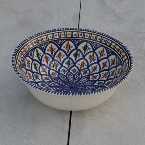 Saladier Bakir bleu - D 25 cm