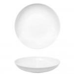 Assiette creuse porcelaine blanche - D 22 cm - Siviglia