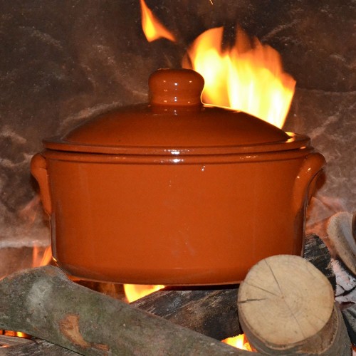 Casserole de cuisson en terre cuite - D 22 cm