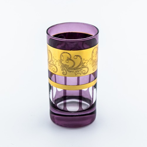 Verres à thé violet Imrân 20 cl x 6 - Coffret