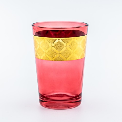 Verres à thé rouge Naël 20 cl x 6 - Coffret