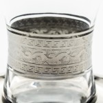 Verres à café ou à thé avec ces soucoupes Emna 10 cl x 6 - Coffret