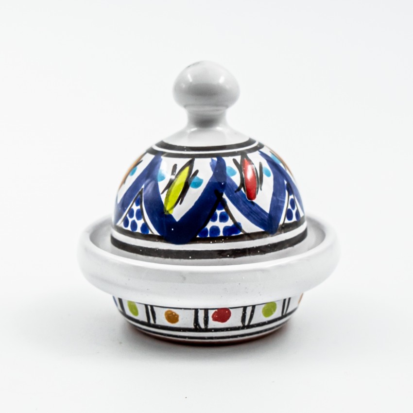 Mini tajine Multifonction - Bakir Bleu - D 8 cm