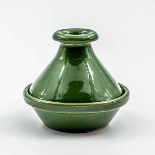 Mini tajine Uni Vert foncé - D 9 cm