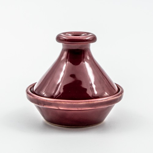 Mini tajine Uni Rouge grenat - D 9 cm