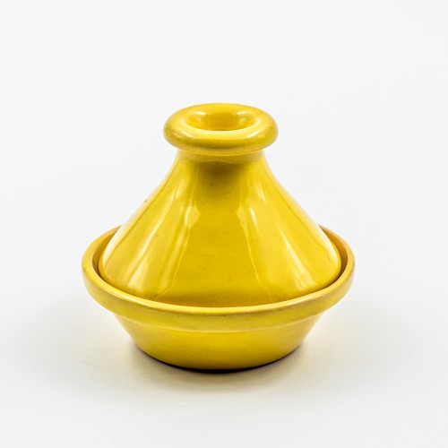 Mini tajine Uni Jaune D 9 cm