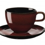 Tasse à expresso avec soucoupe 1 personne Rouge Kolibri Rusty Red