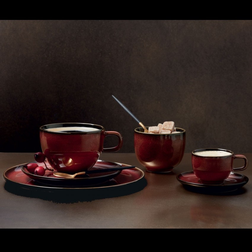 Tasse à expresso avec soucoupe 1 personne Rouge Kolibri Rusty Red