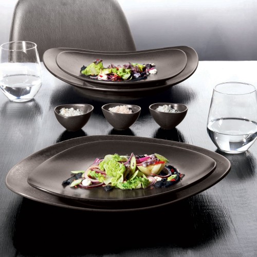 Assiette gourmet Cuba Marron - D 34 cm