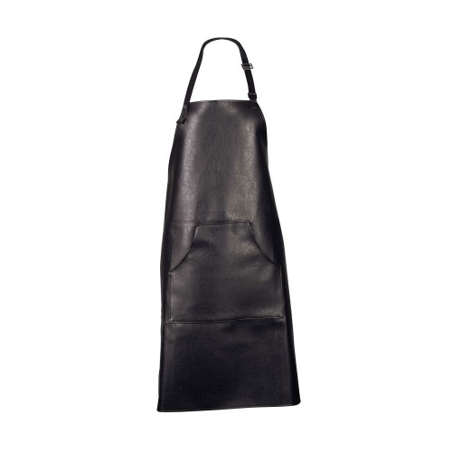 Tablier de cuisine en cuir Noir