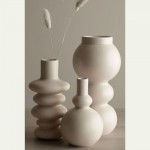 Vase Como Crème 3 Boules- H 19 cm