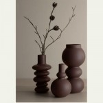 Vase Como Mocha 3 Boules- H 19 cm