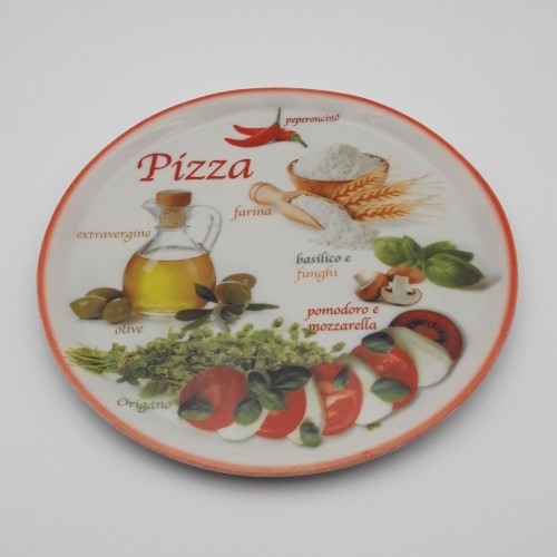 Assiette à pizza Pepperoni - D 31 cm x 6