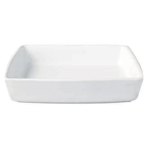 Plat de cuisson rectangle en porcelaine - L35 cm