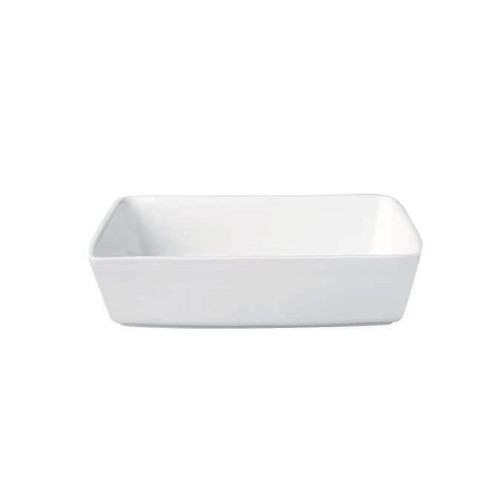 Plat de cuisson rectangle en porcelaine - L27.5 cm