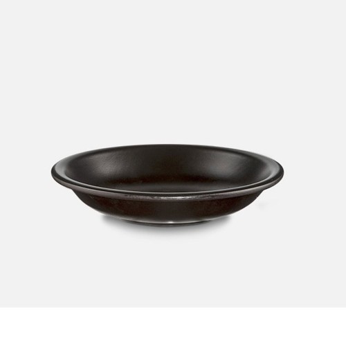 Assiette creuse Noire - D 22 cm