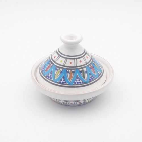 Mini tajine Bakir Turquoise - D 12 cm