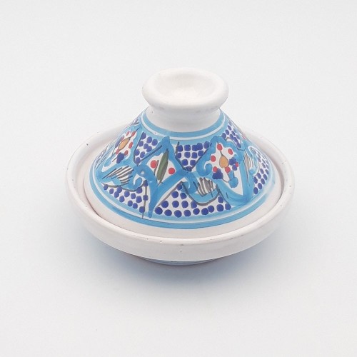 Mini tajine Marocain Turquoise - D 12 cm