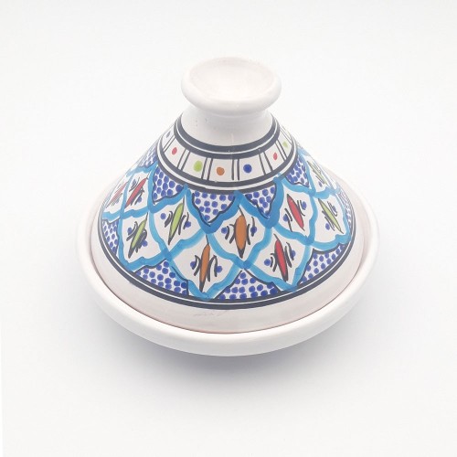 Petit tajine Bakir Turquoise - D 17 cm