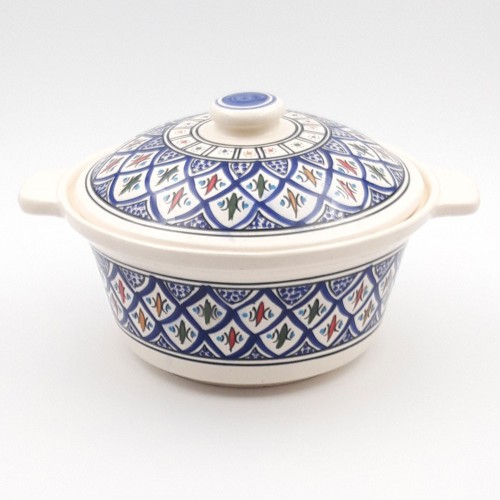 Cocotte à poignet Bakir Bleu - D 24 cm