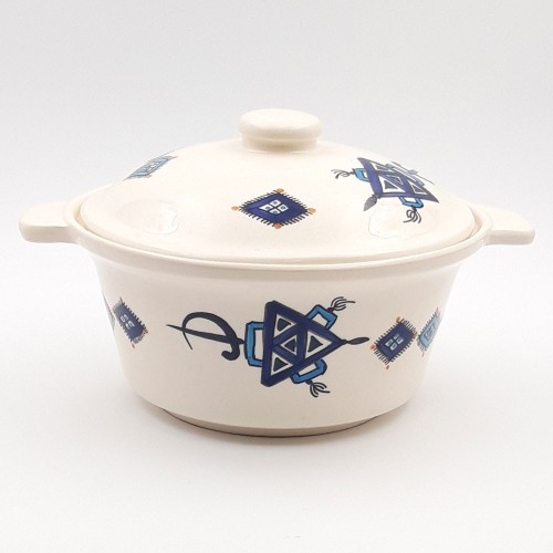 Cocotte à poignet Sahel Bleu - D 24 cm