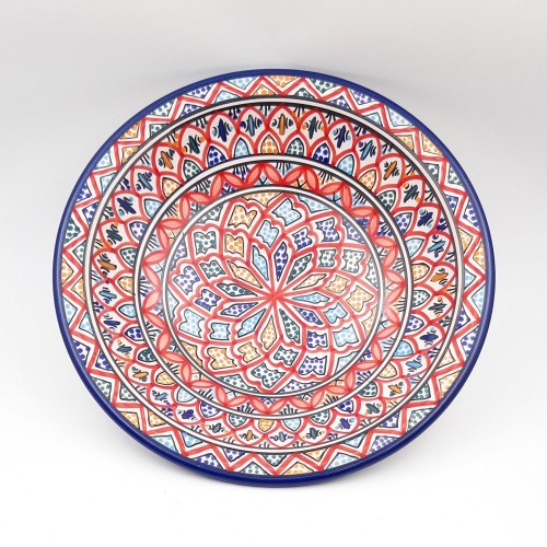 Plat de service Hamza - Pièce unique - D 37 cm