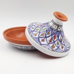 Tajine individuel évasé Bakir Bleu - D 22 cm