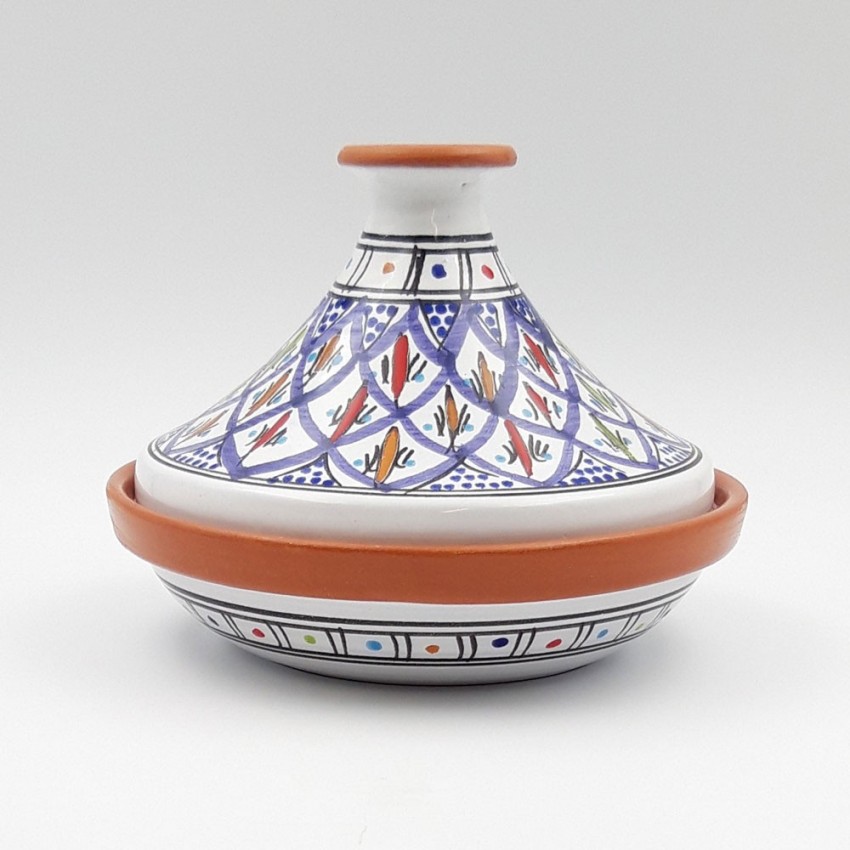 Tajine individuel évasé Bakir Bleu - D 22 cm