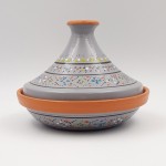 Tajine individuel évasé Marrakech Gris - D 22 cm