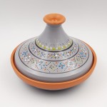 Tajine individuel évasé Marrakech Gris - D 22 cm