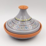 Tajine individuel évasé Marrakech Gris - D 22 cm