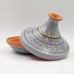 Tajine individuel évasé Marrakech Gris - D 22 cm