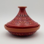 Tajine individuel évasé Marrakech Rouge - D 22 cm