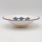 Assiette Tebsi Sahel bleu - D 23 cm