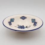 Assiette Tebsi Sahel bleu - D 23 cm