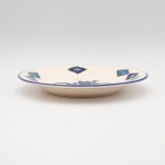 Assiette plate Sahel bleu - D 24 cm