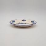 Assiette plate Sahel bleu - D 24 cm