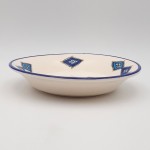 Assiette creuse Sahel bleu - D 24 cm