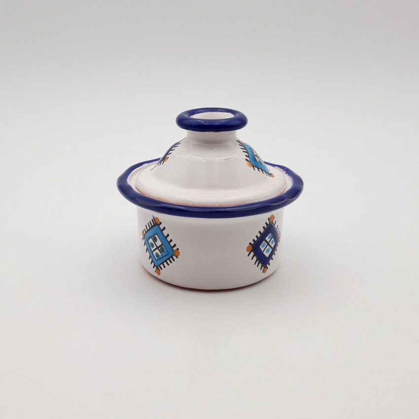 Cocotte Querouana Khelel bleu - D 10 cm