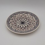 Assiette plate Bakir gris - D 28 cm