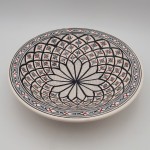 Plat Tebsi Bakir gris - D 37 cm