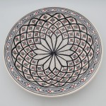 Plat Tebsi Bakir gris - D 37 cm