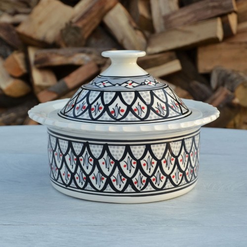 Cocotte Querouana Bakir gris - D 20 cm