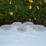 Assiette plate Bakir gris - D 28 cm