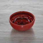 Bol Tatoué rouge - D 12 cm